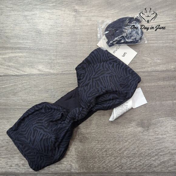 RVCA Run Wild Bandeau Bikini Top Size XS - Picture 3 of 5